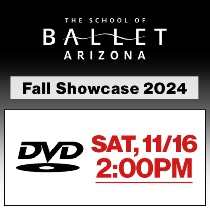 Sat, 11/16 @ 2:00p • DVD • 2024 SBAZ Fall Showcase