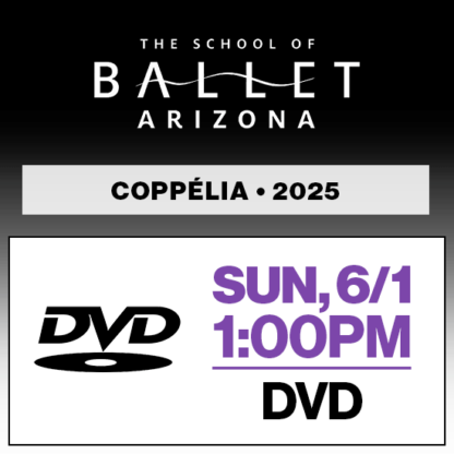Sun, 1:00p Show • DVD • Coppélia 2025 SBAZ