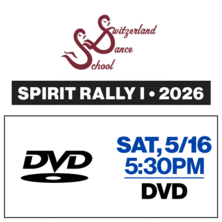 Spirit Rally 1 • Sat, 5:30p • DVD • 2026 SDS Recital