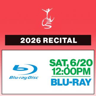 Show 1 • Sat, 12:00p • Blu-Ray • 2026 On Stage Dance Academy