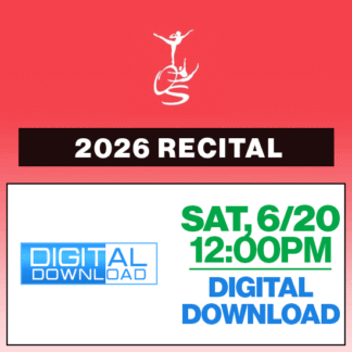 Show 1 • Sat, 12:00p • Digital Download • 2026 On Stage Dance Academy